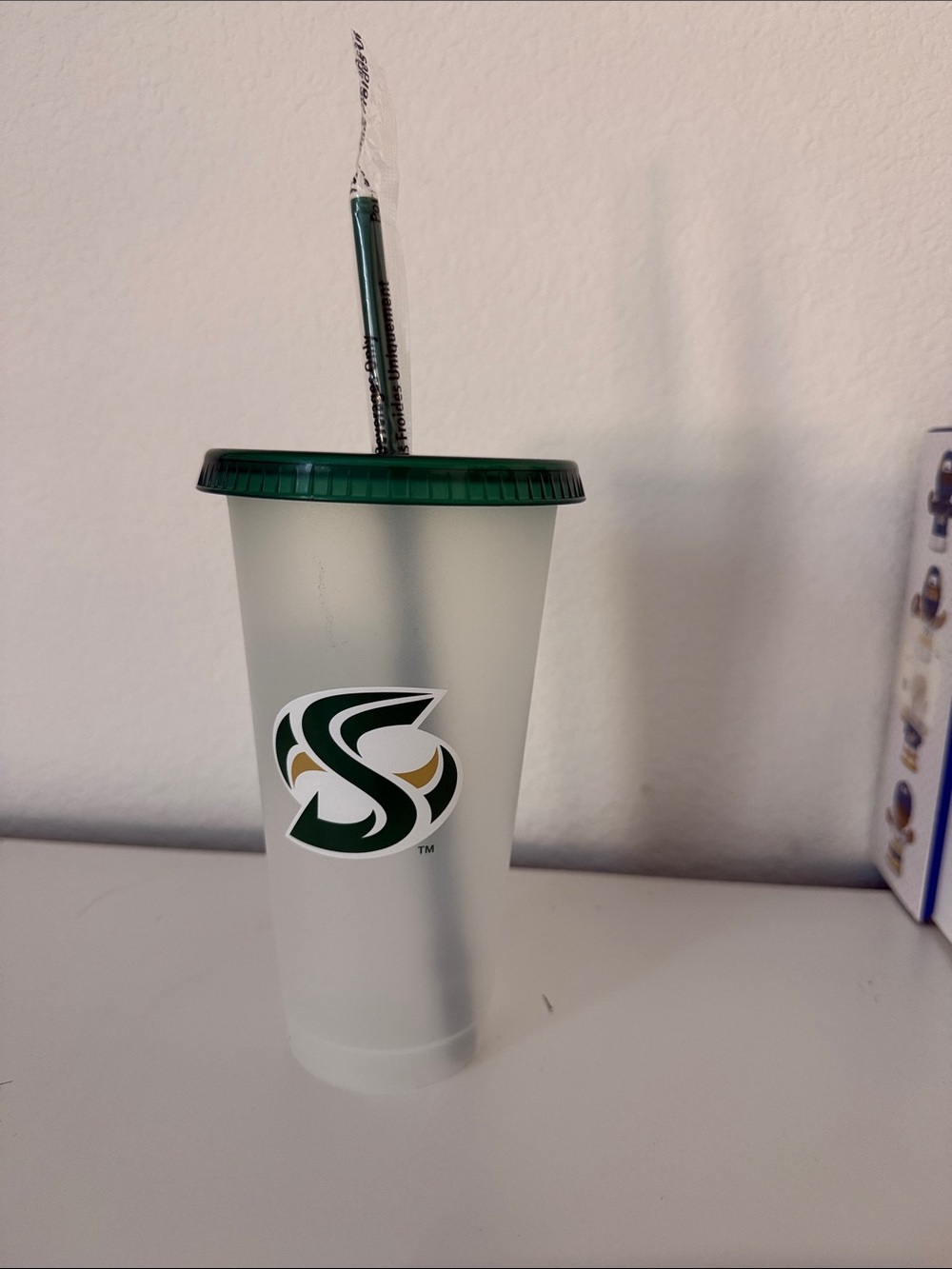 Starbucks reusable cold cup Campus Collection ~ Sacramento State Hornets